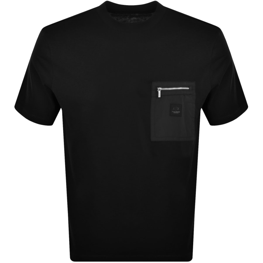 【WEB限定】 Armani Exchange Mainline | Black Shirt T Edition Black トップス